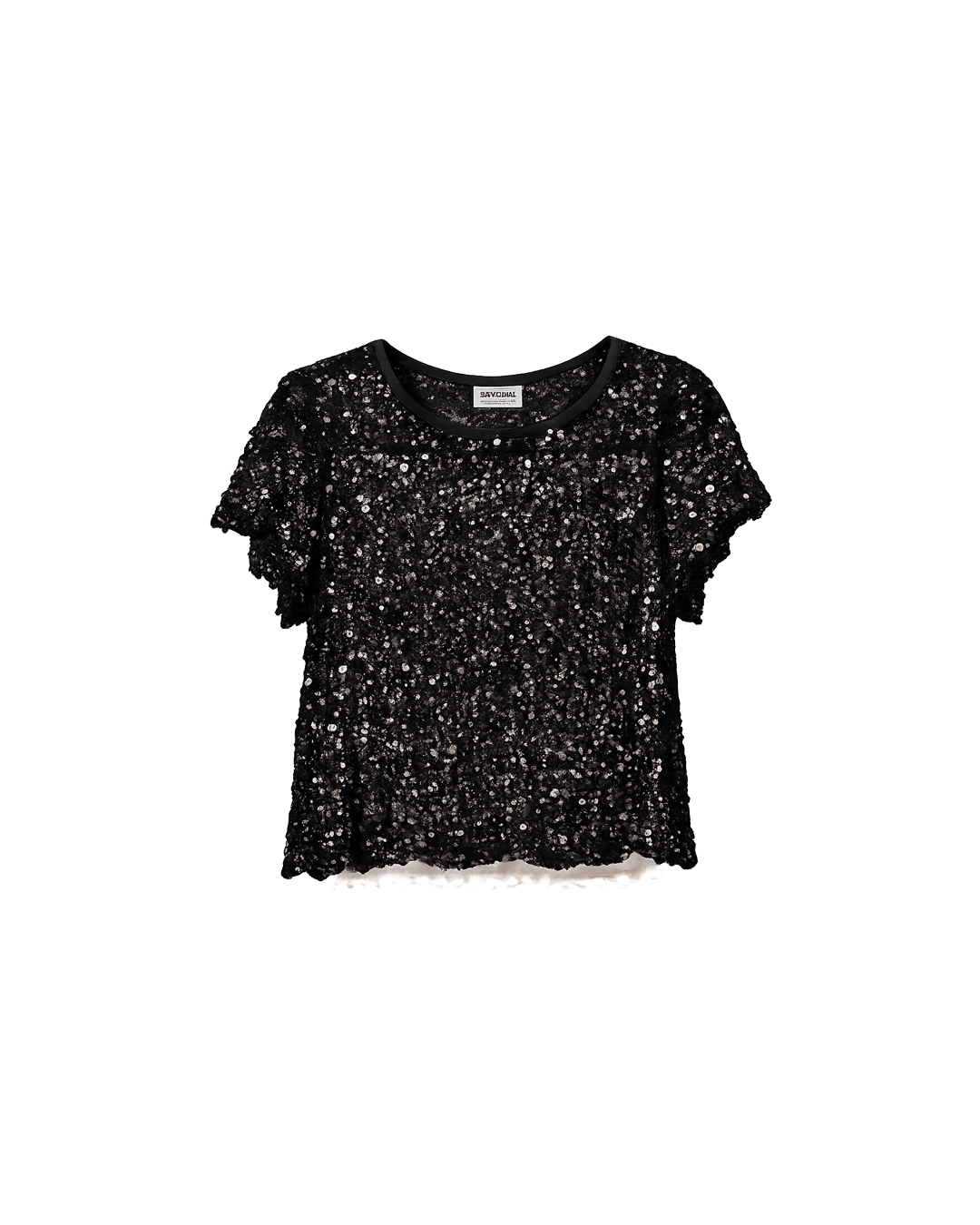 BLUSA LENTEJUELA TRANSPARENCIA