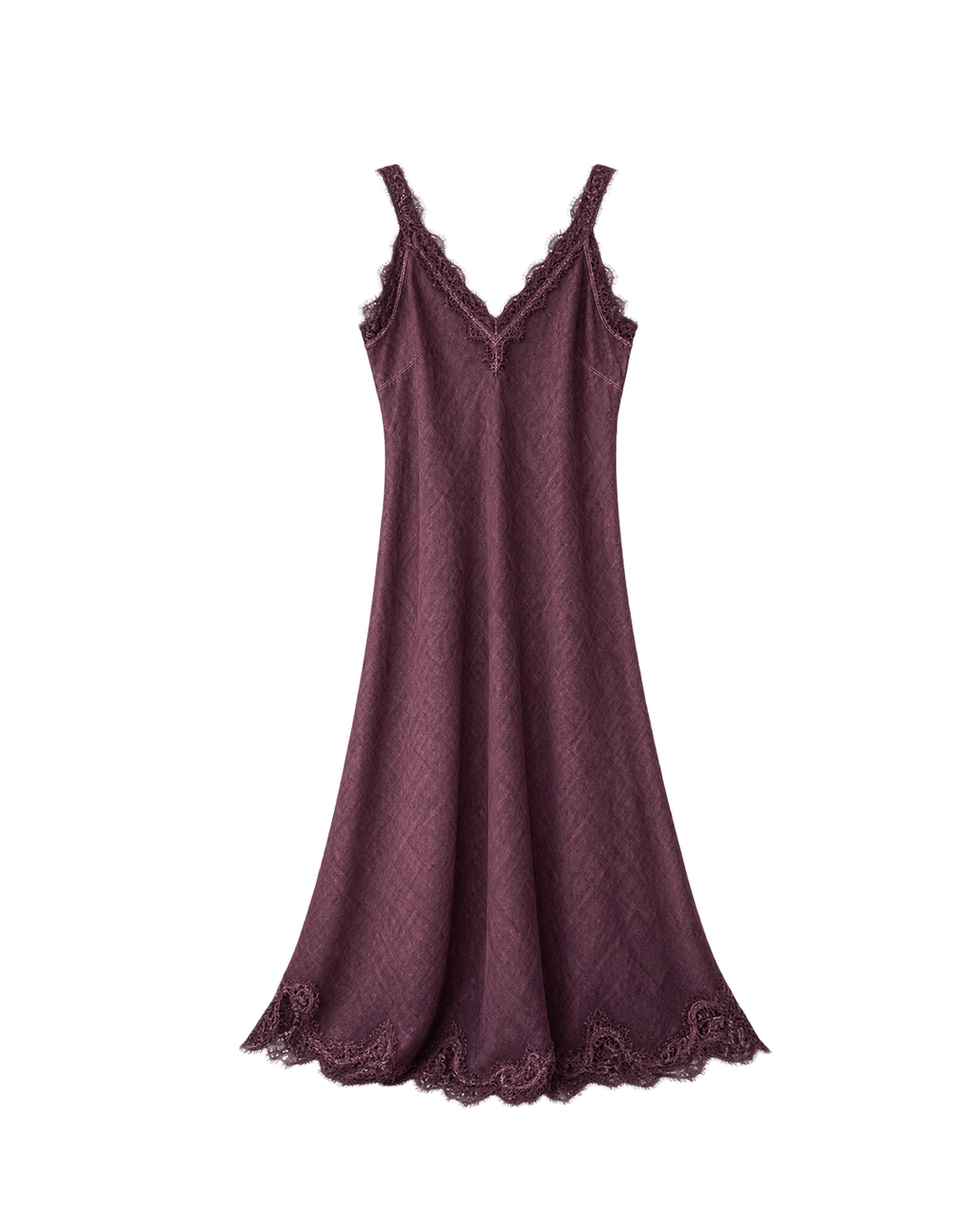 VESTIDO LENCERO LINO
