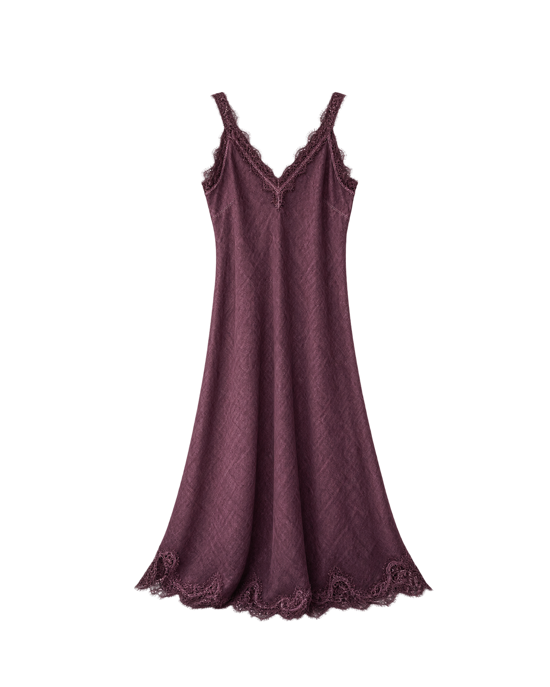 VESTIDO LENCERO LINO