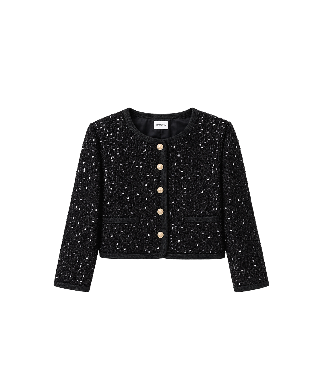 BLAZER CORTE CHANNEL LENTEJUELA