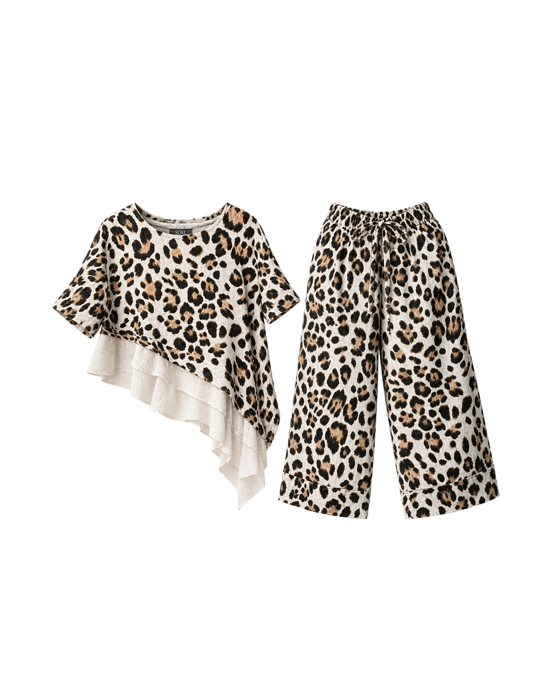 SET LINO ANIMAL PRINT