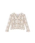 SWETER CROCHET FLORES