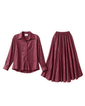 SET ECOPIEL BURGUNDY