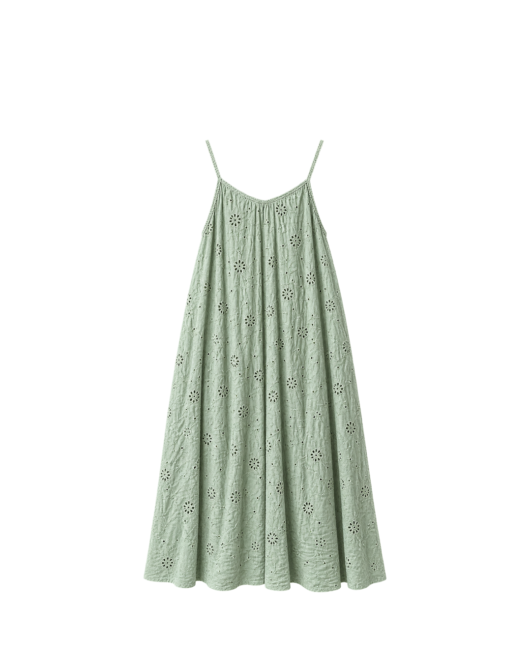 VESTIDO DE ALGODÓN BORDADO