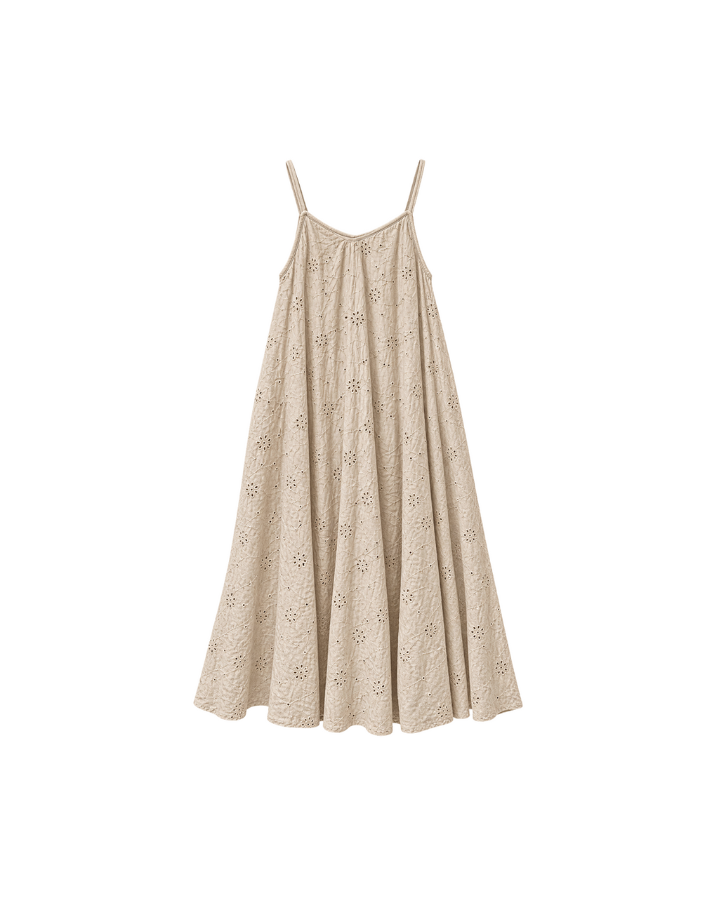 VESTIDO DE ALGODÓN BORDADO