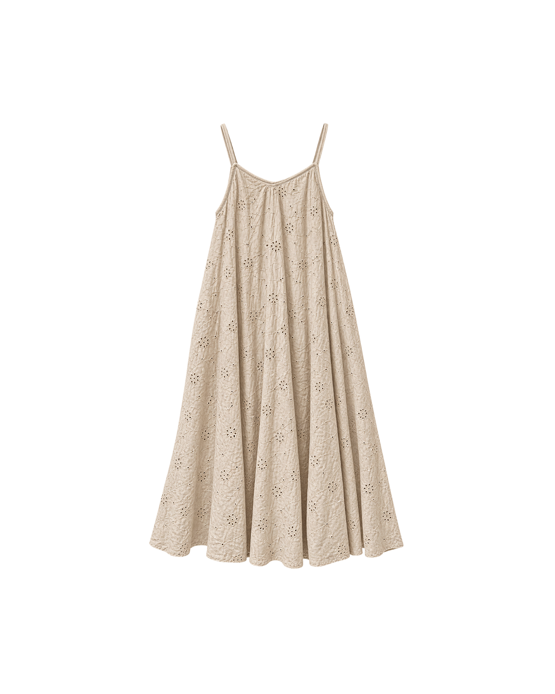 VESTIDO DE ALGODÓN BORDADO
