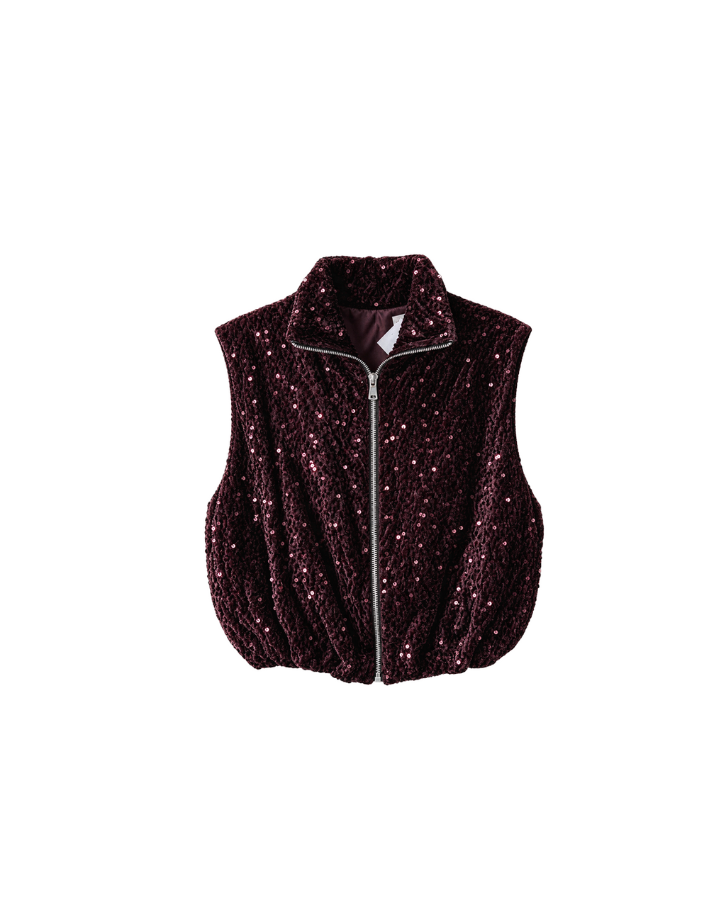 CHALECO VELVET LENTEJUELAS