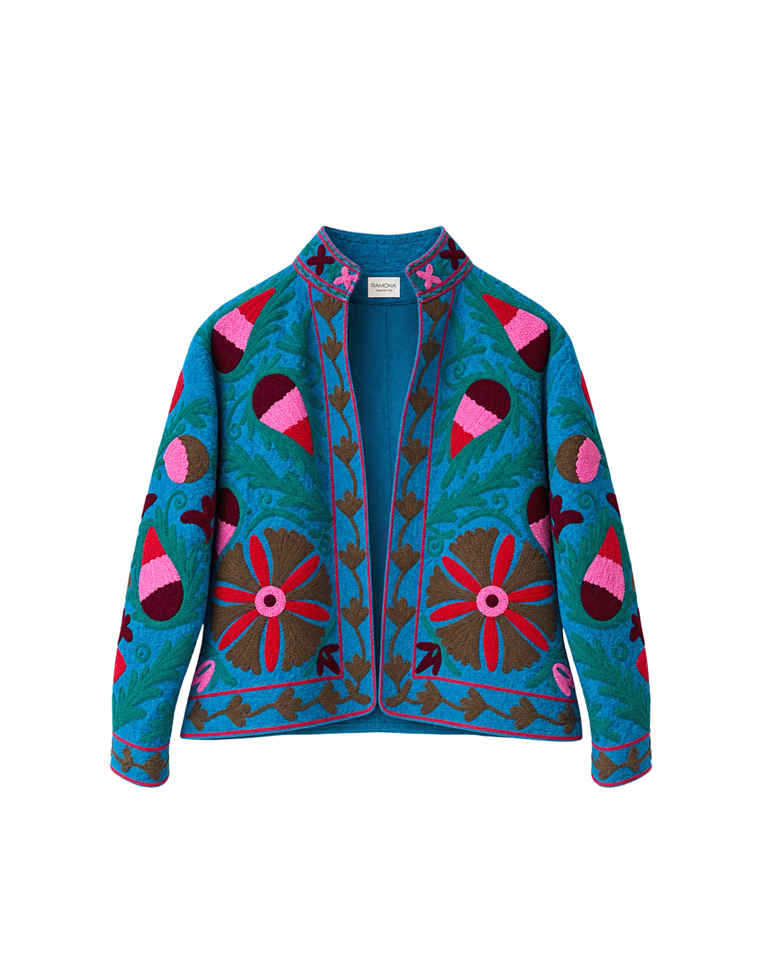 BLAZER PAKISTANÍ LINO BORDADO