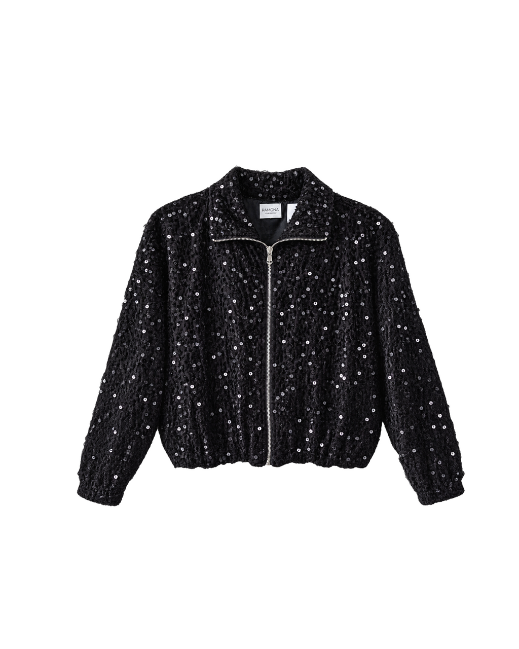 BOMBER JACKET VELVET LENTEJUELAS