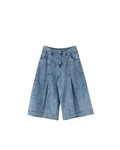 Short Largo Mezclillas